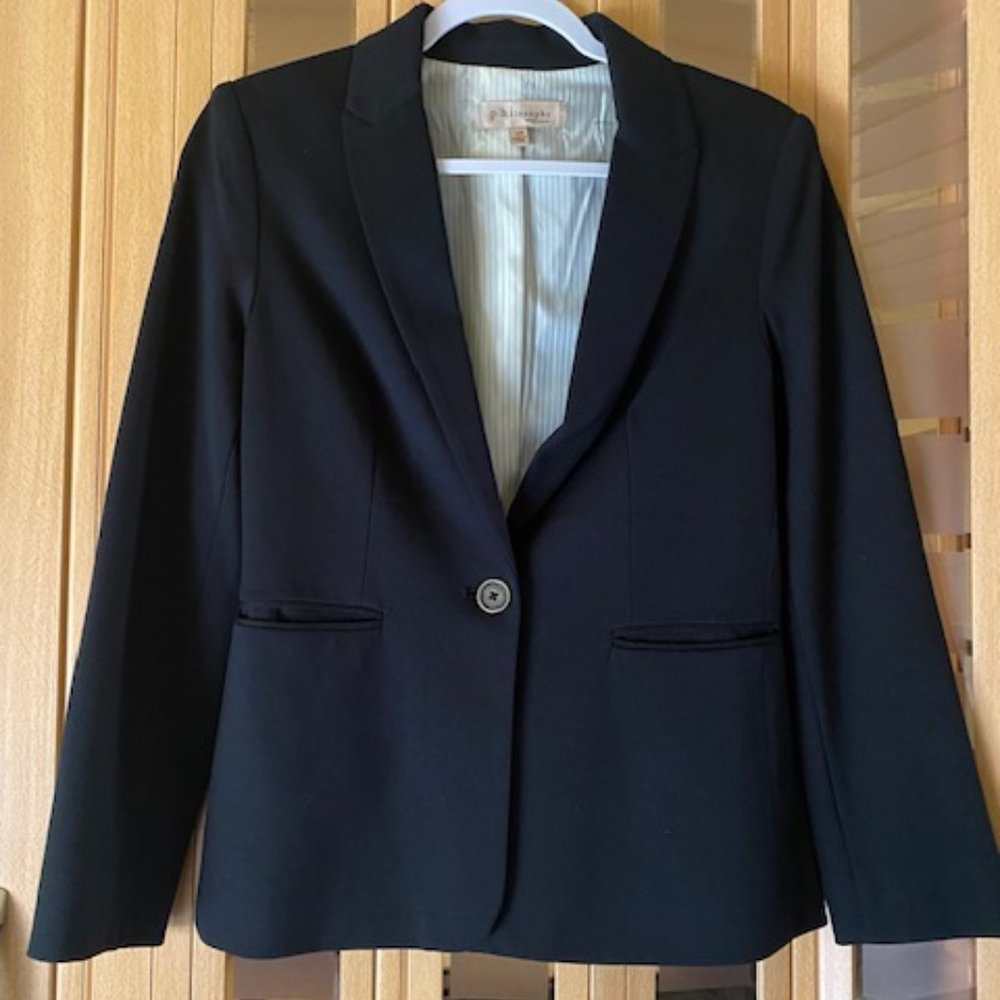 Black Blazer, Philosophy, Black, XS